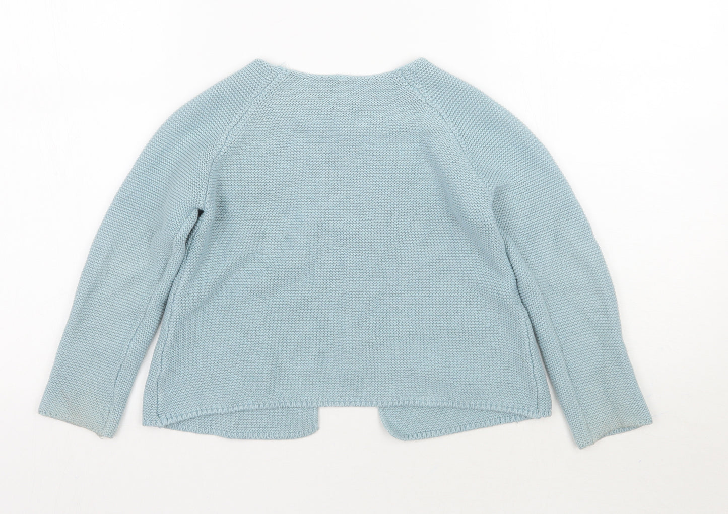 Marks and Spencer Girls Blue   Cardigan Jumper Size 6-7 Years
