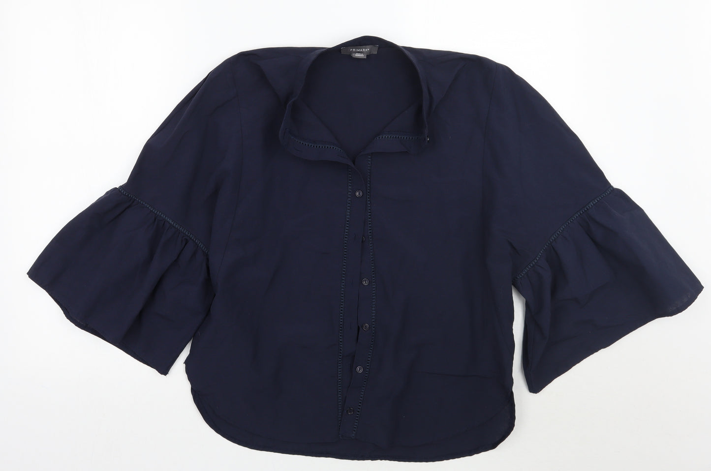 Primark Womens Blue   Basic Button-Up Size 12