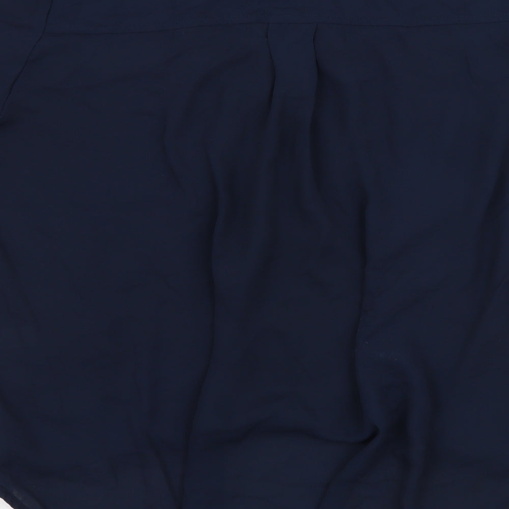 Select Womens Blue   Basic Blouse Size 16