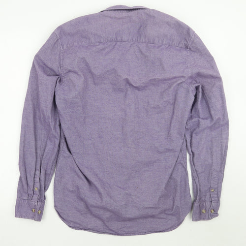 River Island Mens Purple    Button-Up Size M