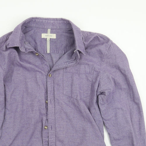 River Island Mens Purple    Button-Up Size M