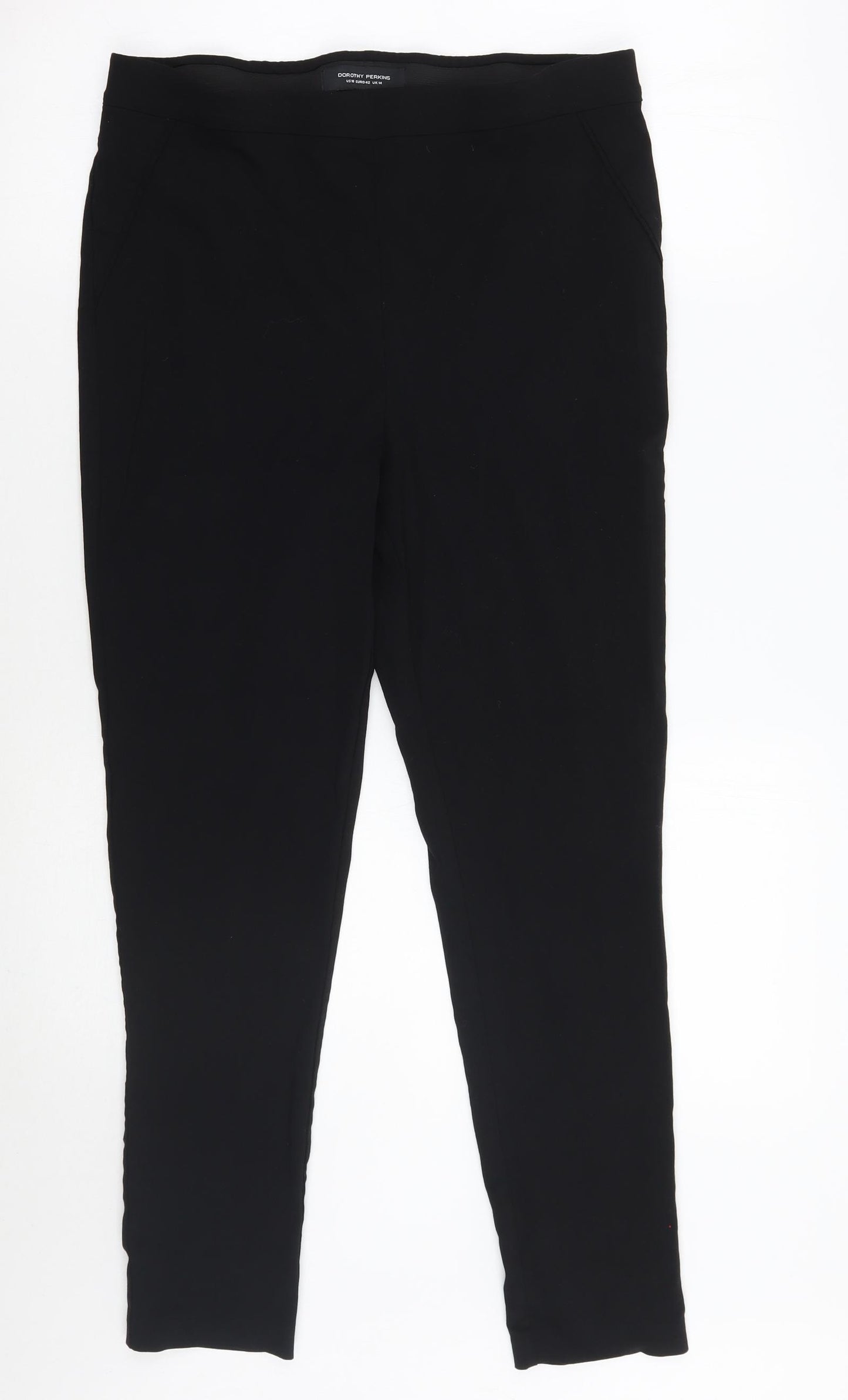 Dorothy Perkins Womens Black   Trousers  Size 14 L29 in