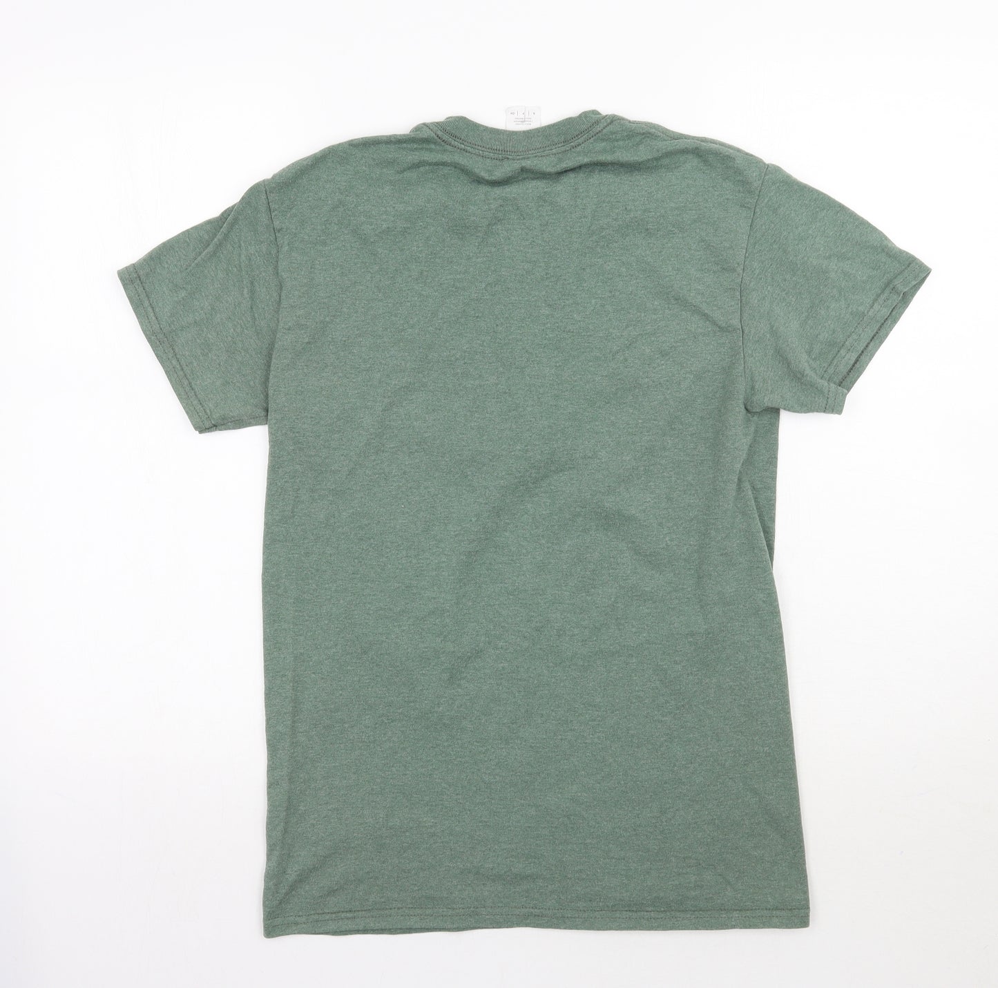 Gildan Mens Green    T-Shirt Size S