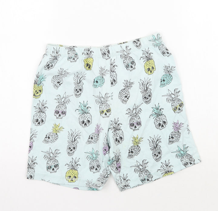 NEXT Boys Green Geometric  Sweat Shorts Size 9 Years