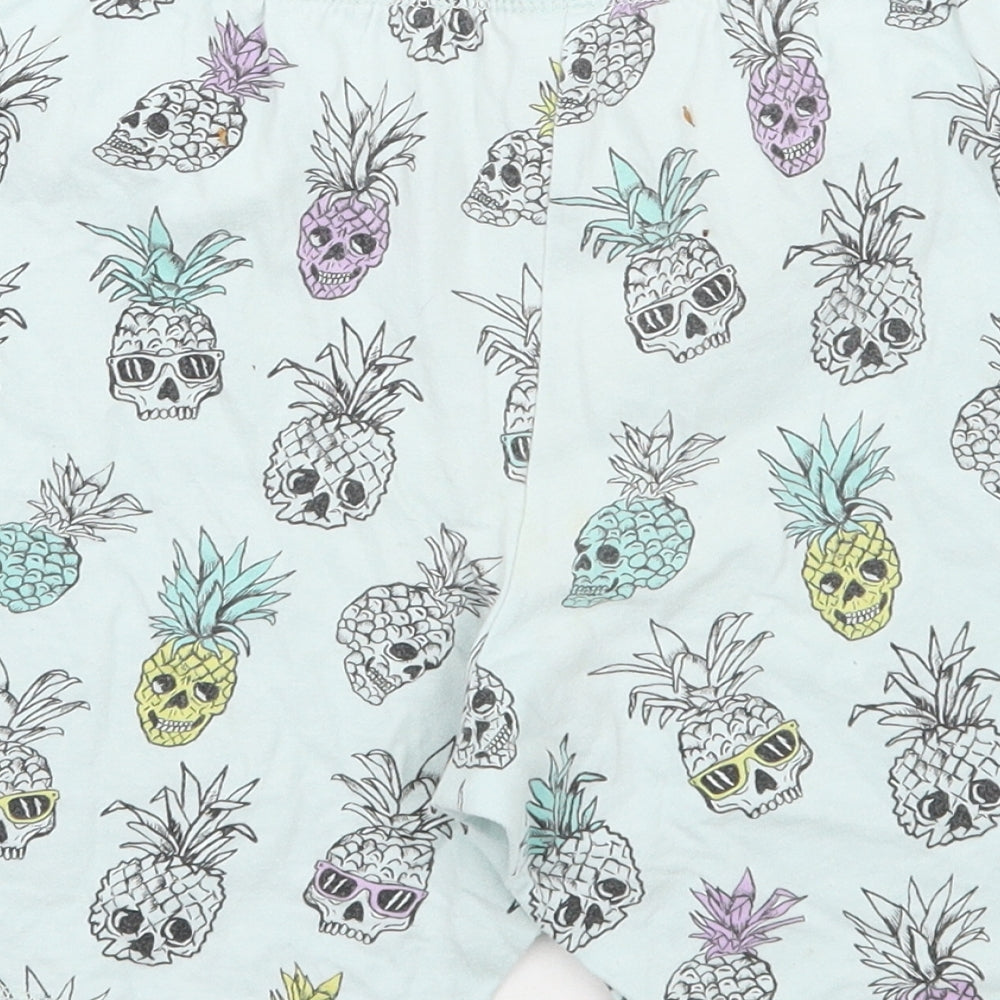 NEXT Boys Green Geometric  Sweat Shorts Size 9 Years