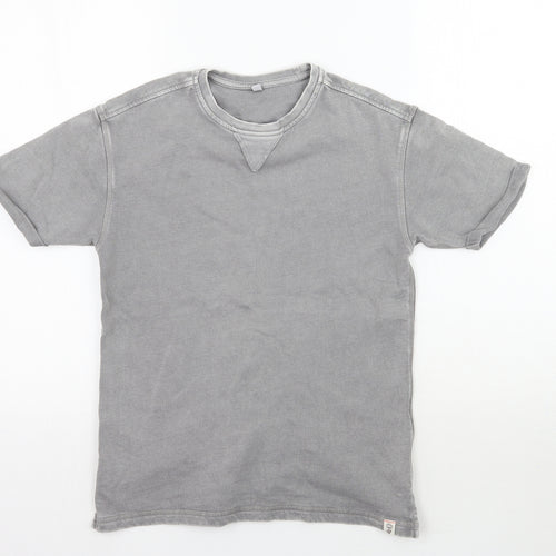 Mark Shale Boys Grey   Basic T-Shirt Size 9-10 Years