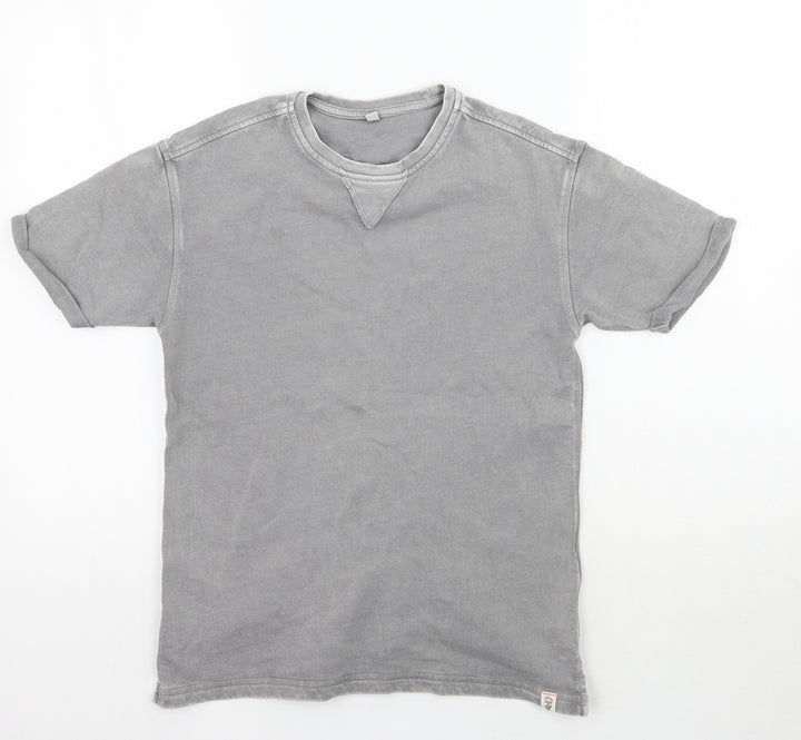 Mark Shale Boys Grey   Basic T-Shirt Size 9-10 Years