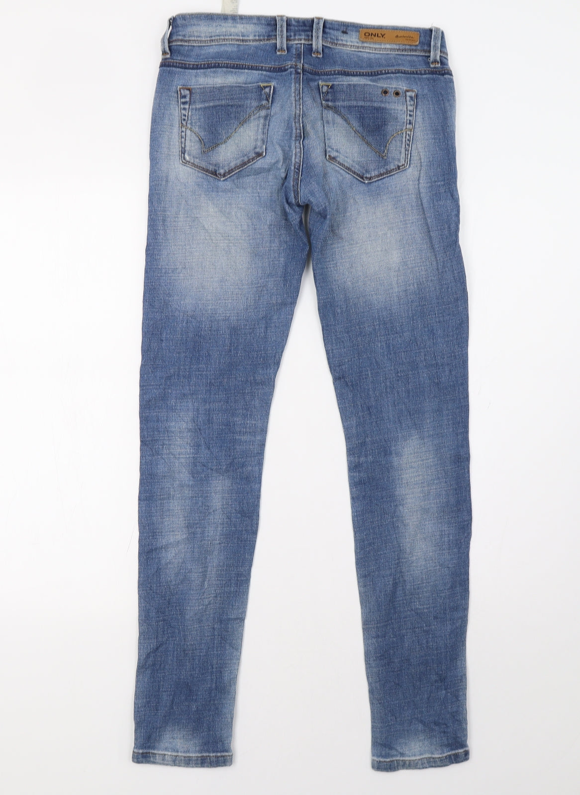 Only Womens Blue  Denim Straight Jeans Size 27 L32 in