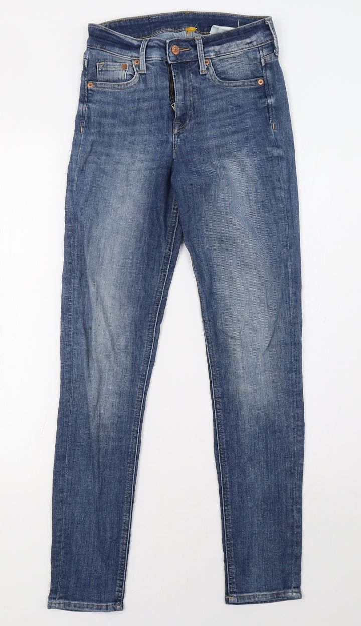 H&M Womens Blue   Skinny Jeans Size 25 L31 in