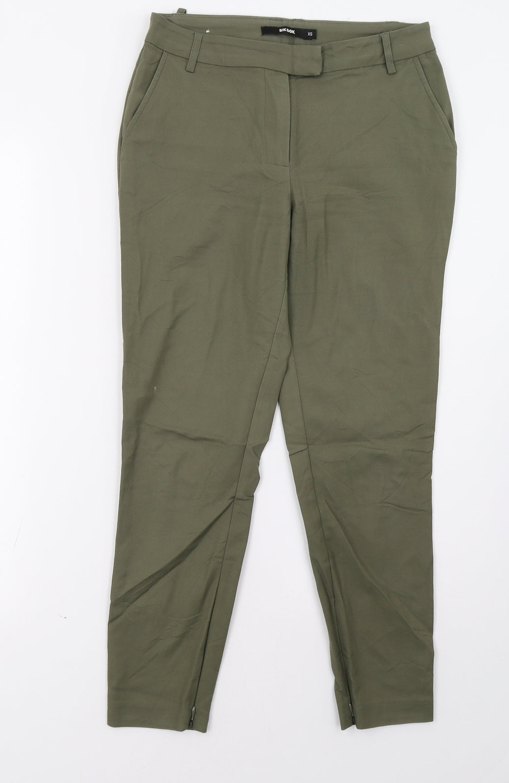 bikbok Womens Green   Trousers  Size XS L26 in