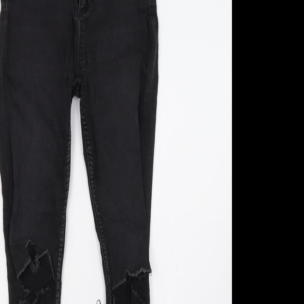 157 Womens Black   Skinny Jeans Size 6 L31 in
