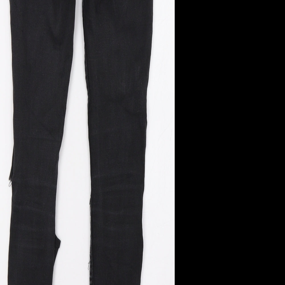 157 Womens Black   Skinny Jeans Size 6 L31 in