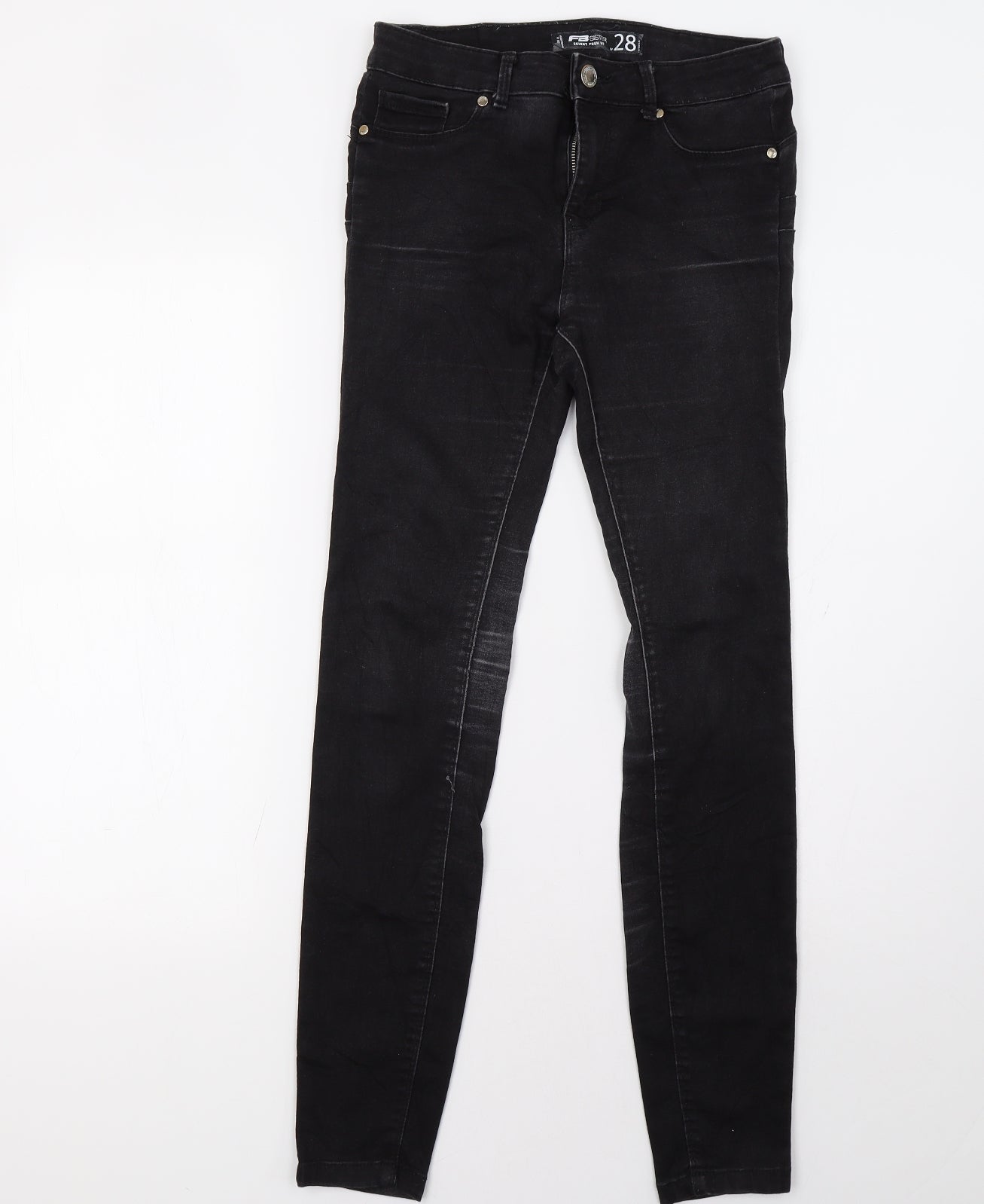 fb sister Womens Black   Skinny Jeans Size 28 L32 in