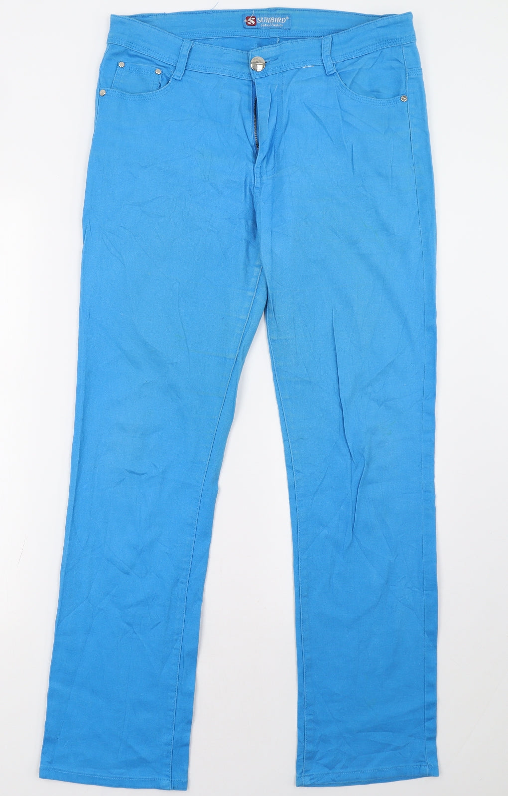 sunbird Womens Blue   Trousers  Size 12 L32 in