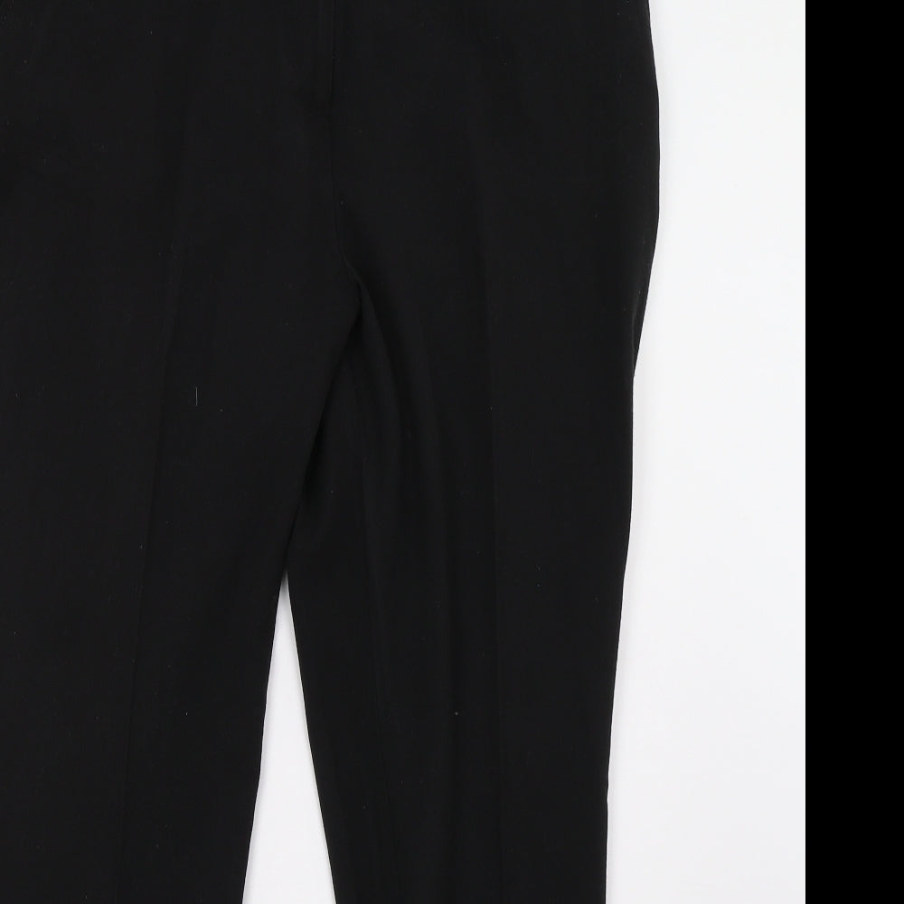M&Co Womens Black   Trousers  Size 16 L32 in