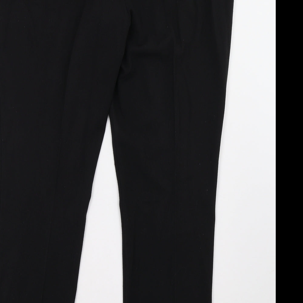M&Co Womens Black   Trousers  Size 16 L32 in