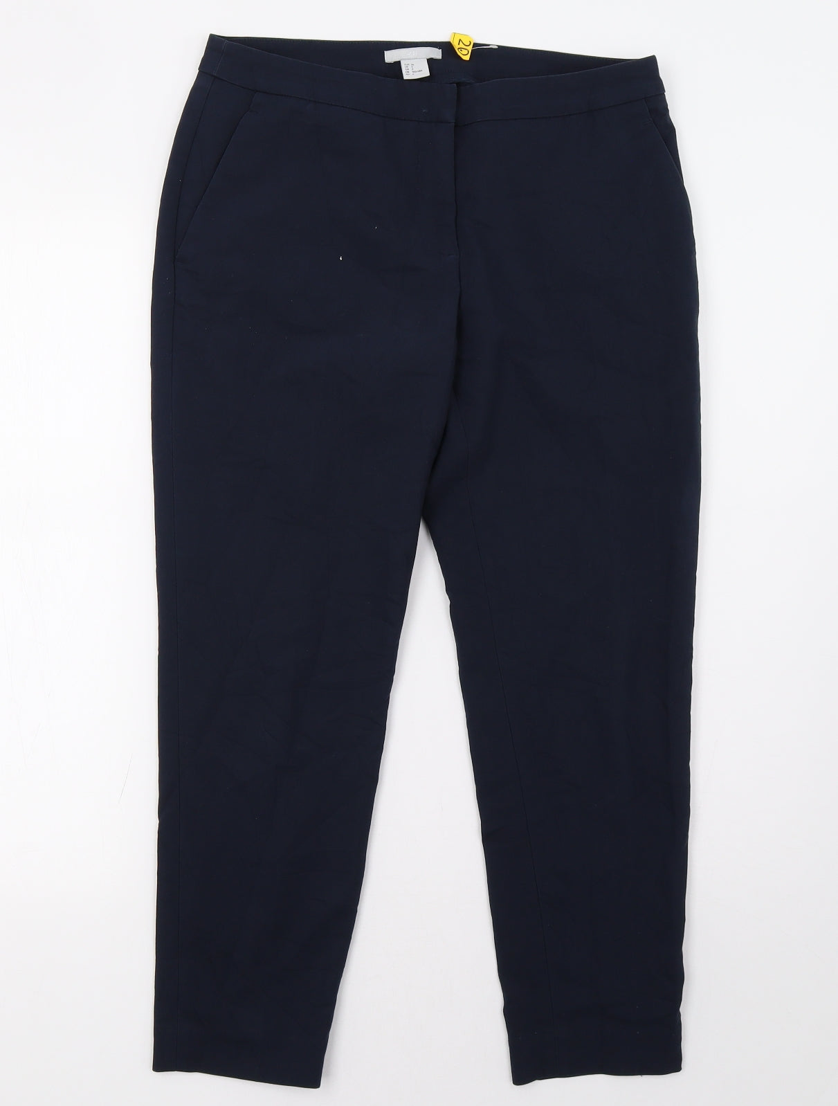 H&M Womens Blue   Trousers  Size 10 L27 in