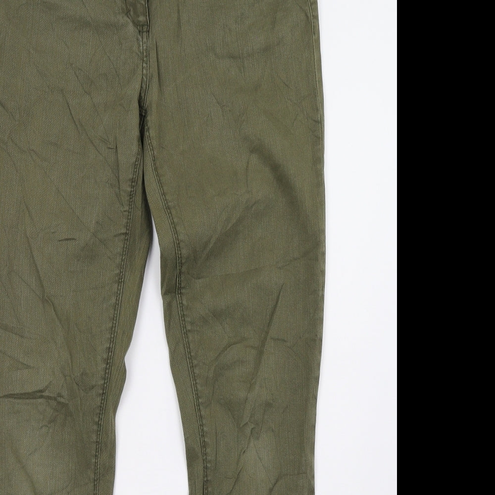 Yessica Womens Green   Straight Jeans Size 34 L34 in