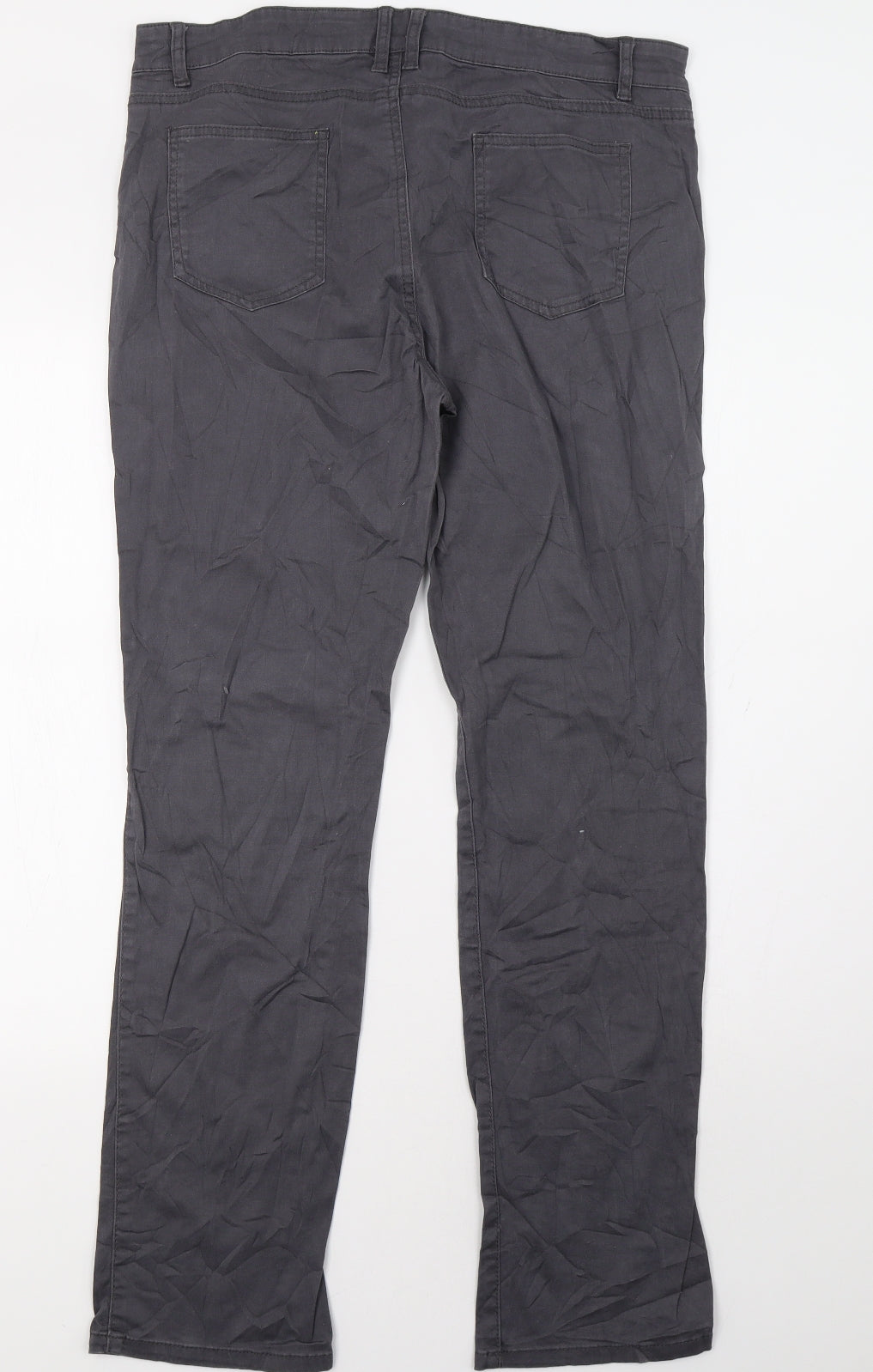 Janina Womens Grey   Trousers  Size 14 L33 in