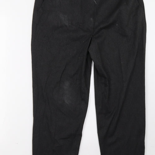 Preworn Womens Black   Trousers  Size 16 L29 in