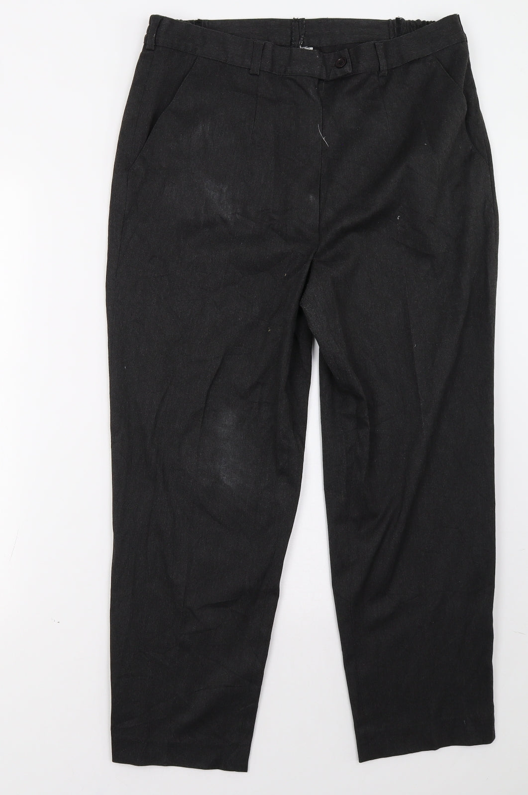 Preworn Womens Black   Trousers  Size 16 L29 in