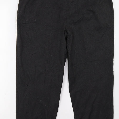 Preworn Womens Black   Trousers  Size 16 L29 in