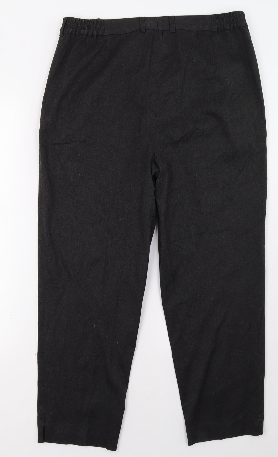Preworn Womens Black   Trousers  Size 16 L29 in