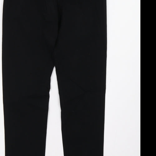 Preworn Womens Black   Trousers  Size 8 L28 in
