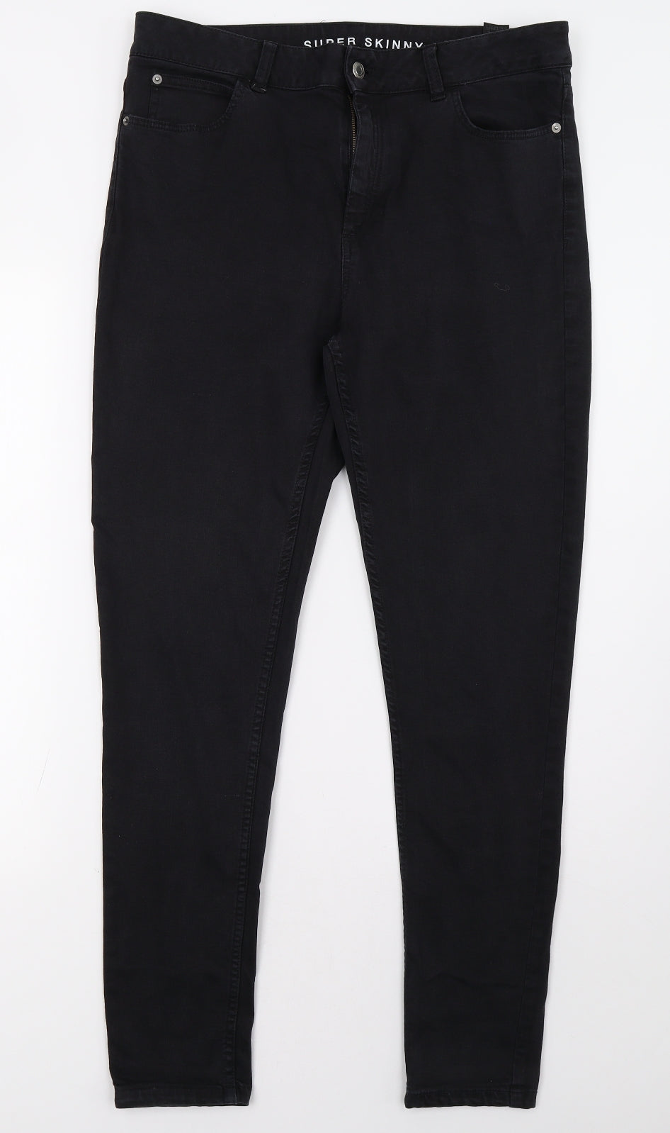 Marks and Spencer Womens Black   Skinny Jeans Size 14 L32 in