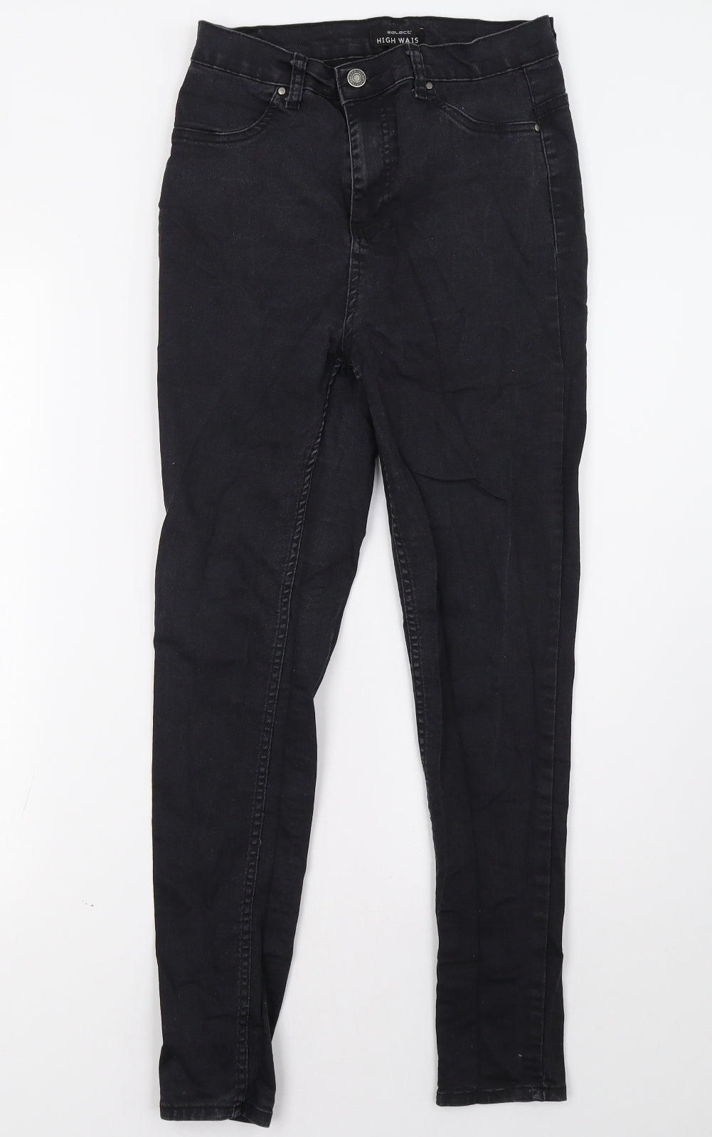 Select Womens Black   Skinny Jeans Size 12 L30 in