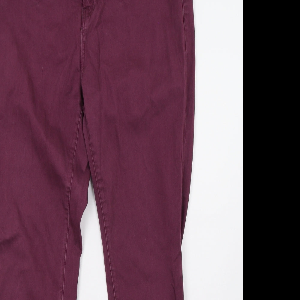 Sainsburys Womens Purple   Skinny Jeans Size 16 L33 in