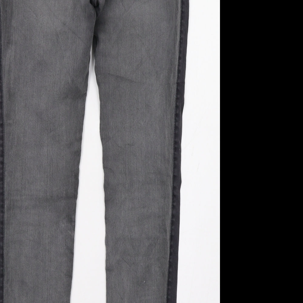 Janina Womens Grey   Straight Jeans Size 10 L32 in