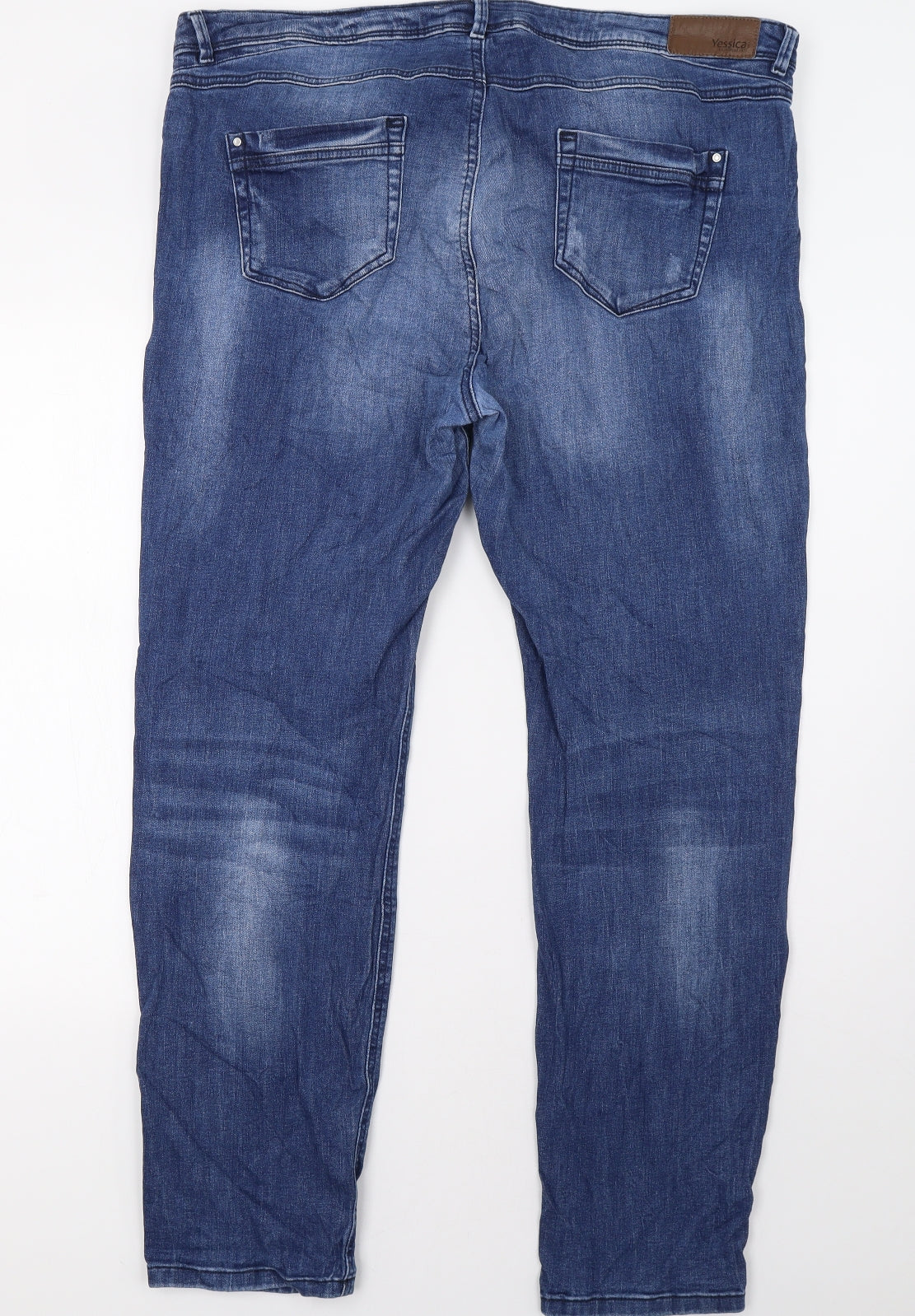 Yessica Womens Blue   Straight Jeans Size 18 L32 in