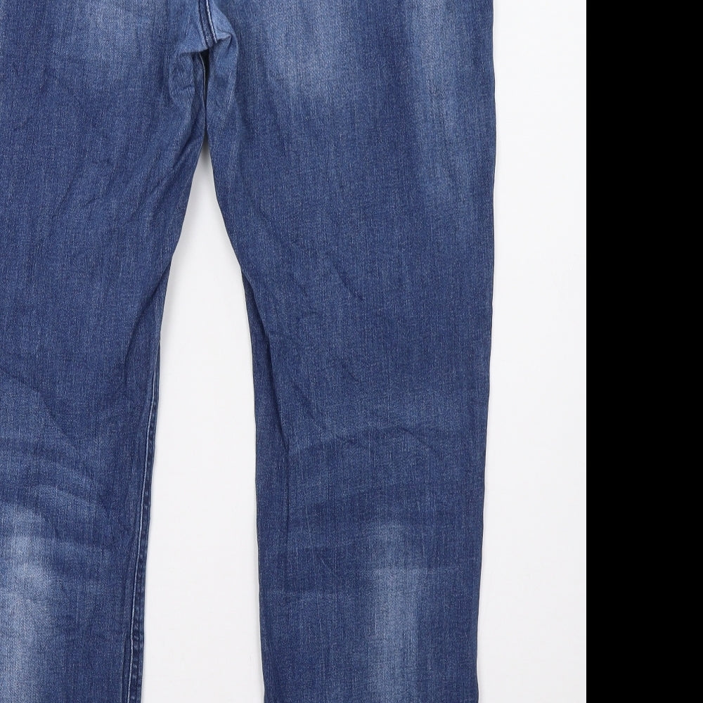 Yessica Womens Blue   Straight Jeans Size 18 L32 in