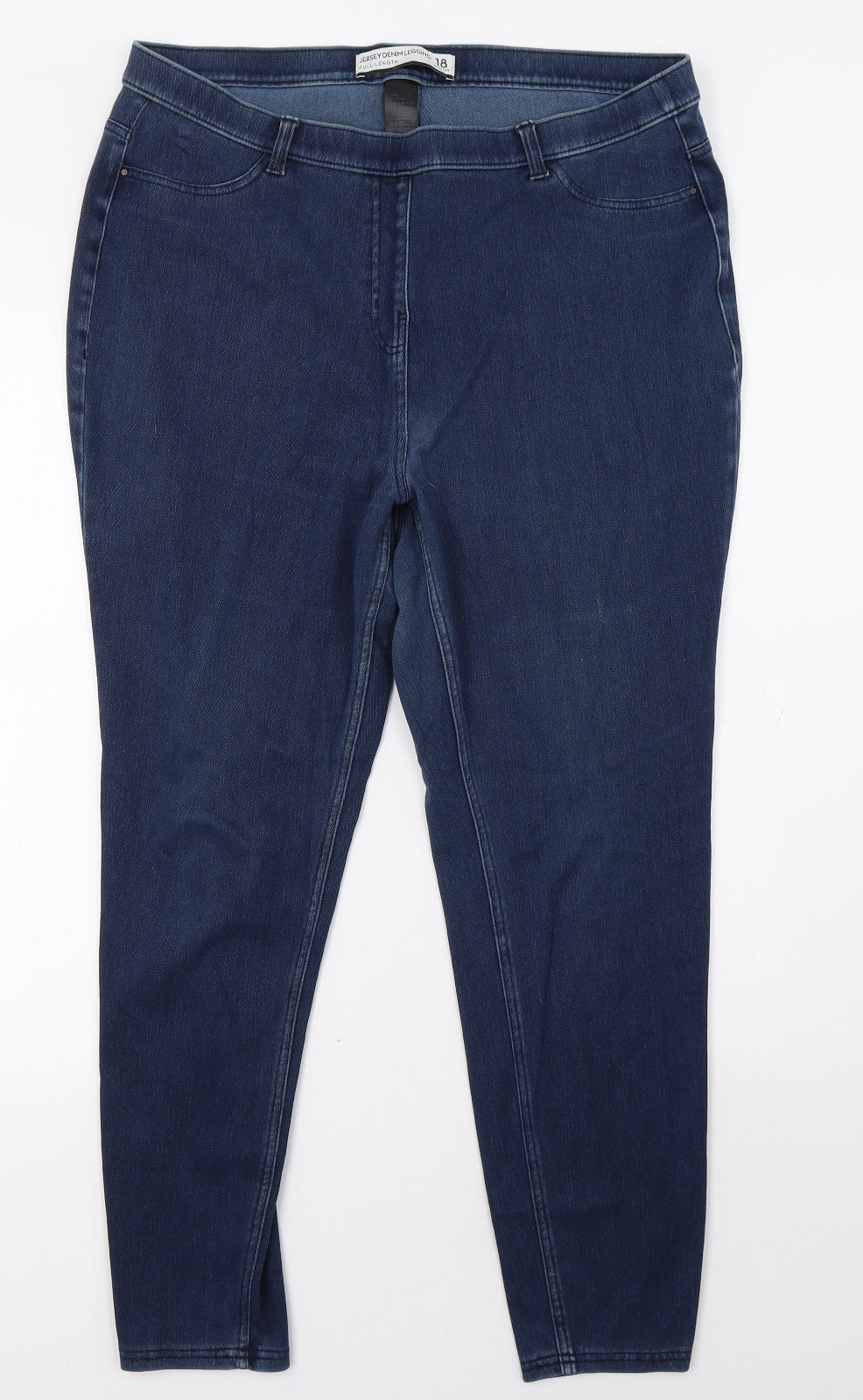 NEXT Womens Blue   Jegging Trousers Size 18 L30 in