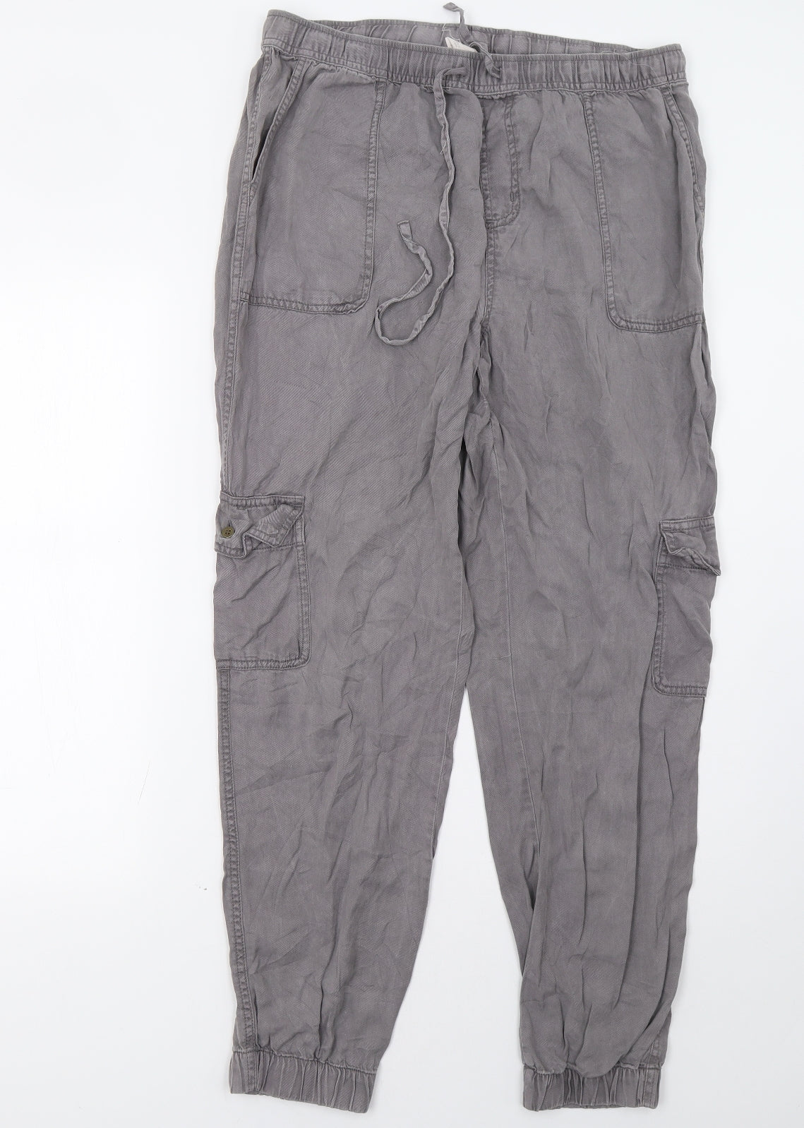 c&c Womens Grey   Jogger Trousers Size M L32 in