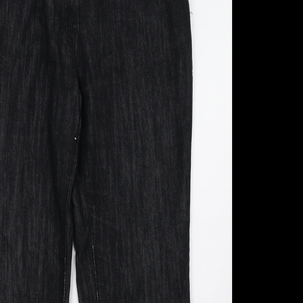 DASH Womens Black   Straight Jeans Size 14 L30 in
