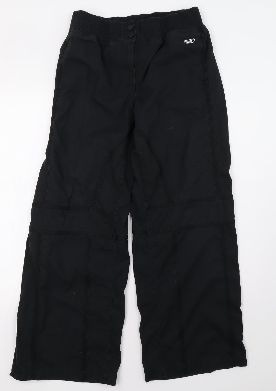 Reebok Womens Black   Trousers  Size 14 L32 in