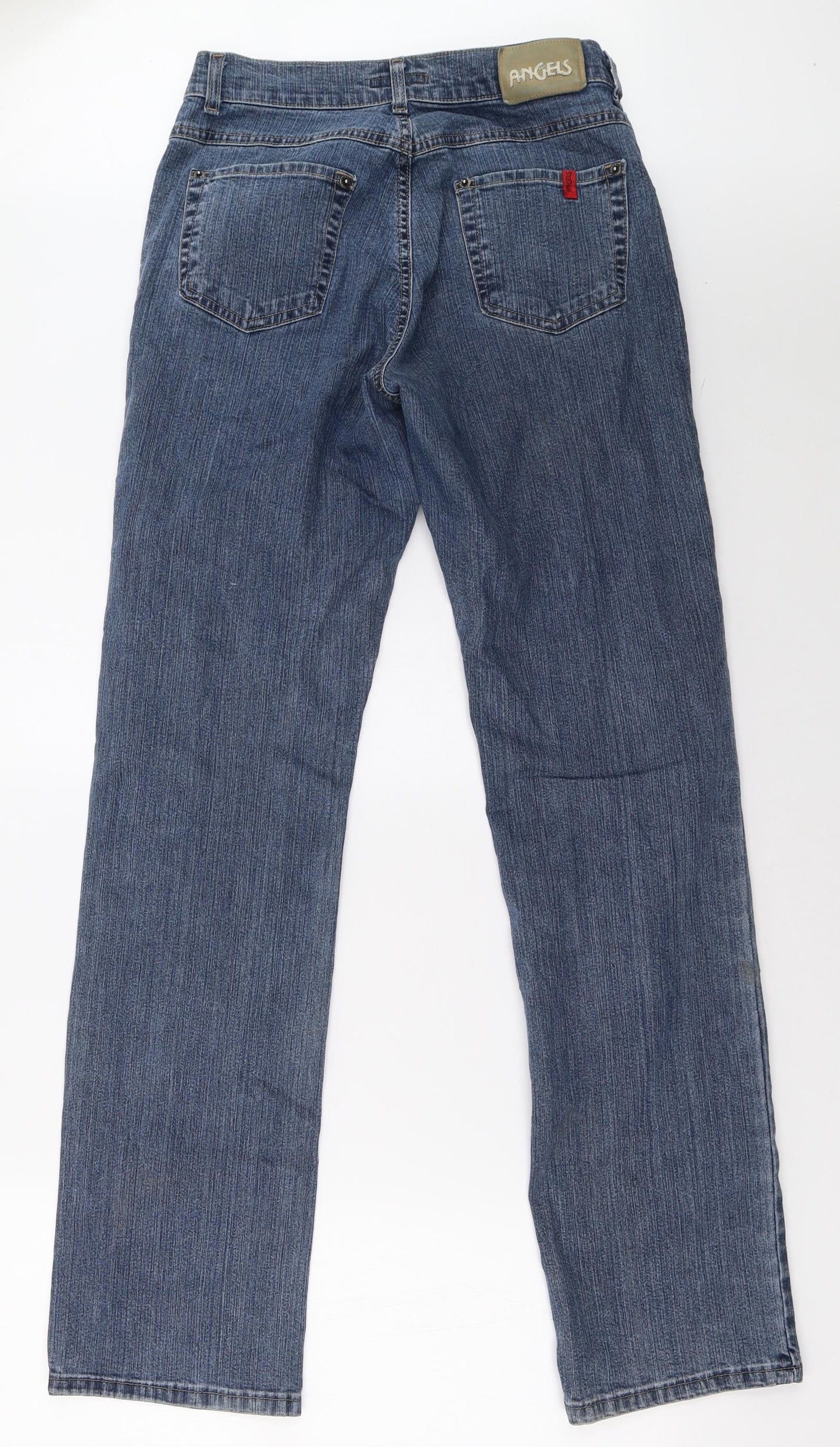Angels Womens Blue   Straight Jeans Size 10 L34 in