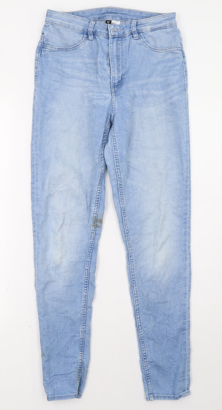 H&M Womens Blue   Skinny Jeans Size 10 L31 in