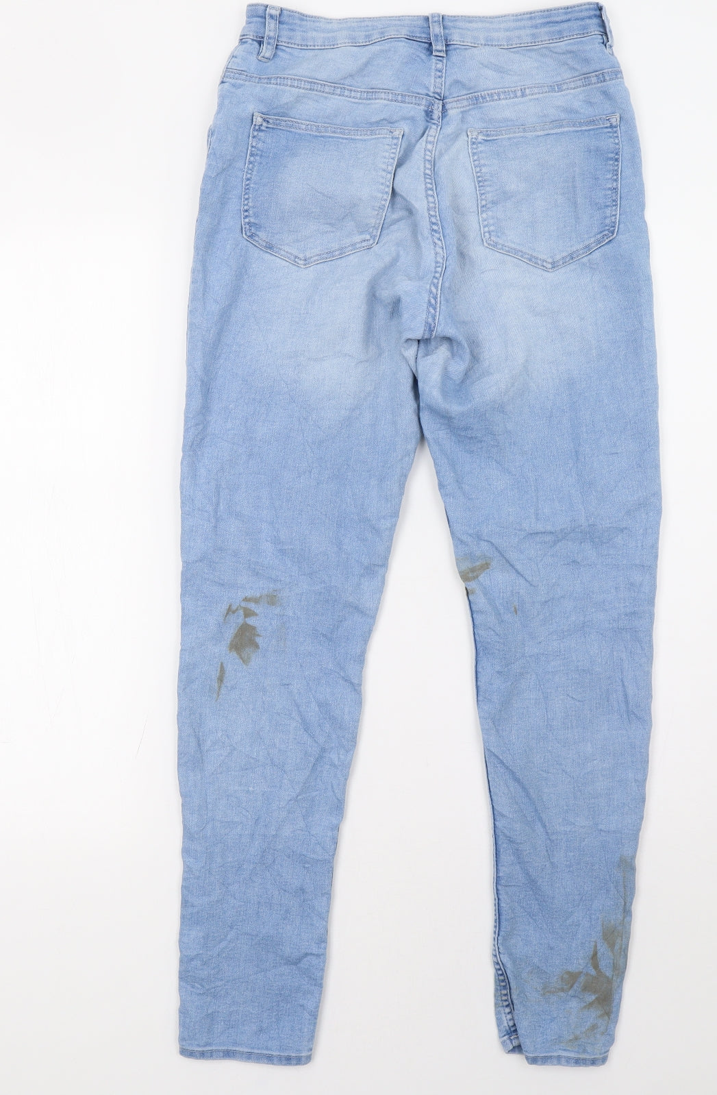H&M Womens Blue   Skinny Jeans Size 10 L31 in