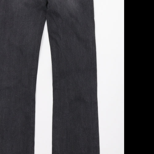 Superdry Womens Black   Straight Jeans Size 26 L31 in