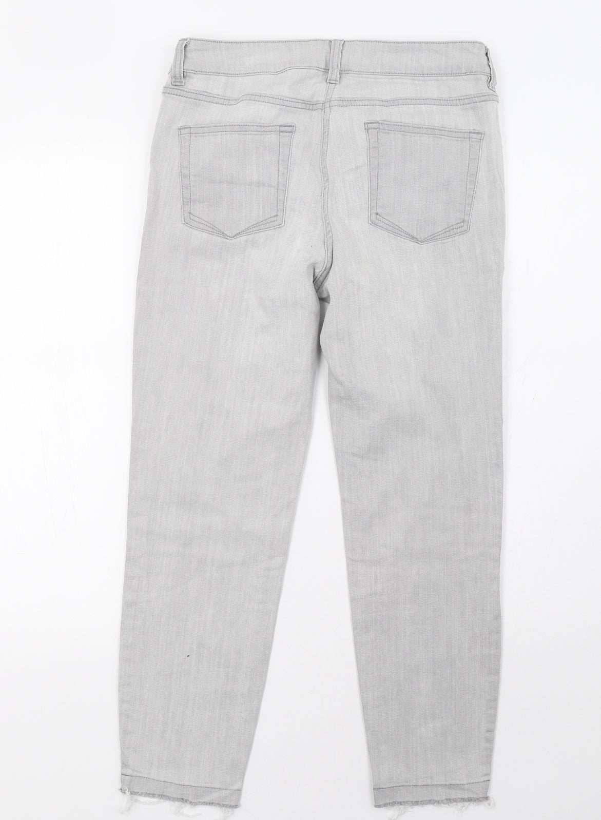 NEXT Womens Grey   Straight Jeans Size 10 L27 in