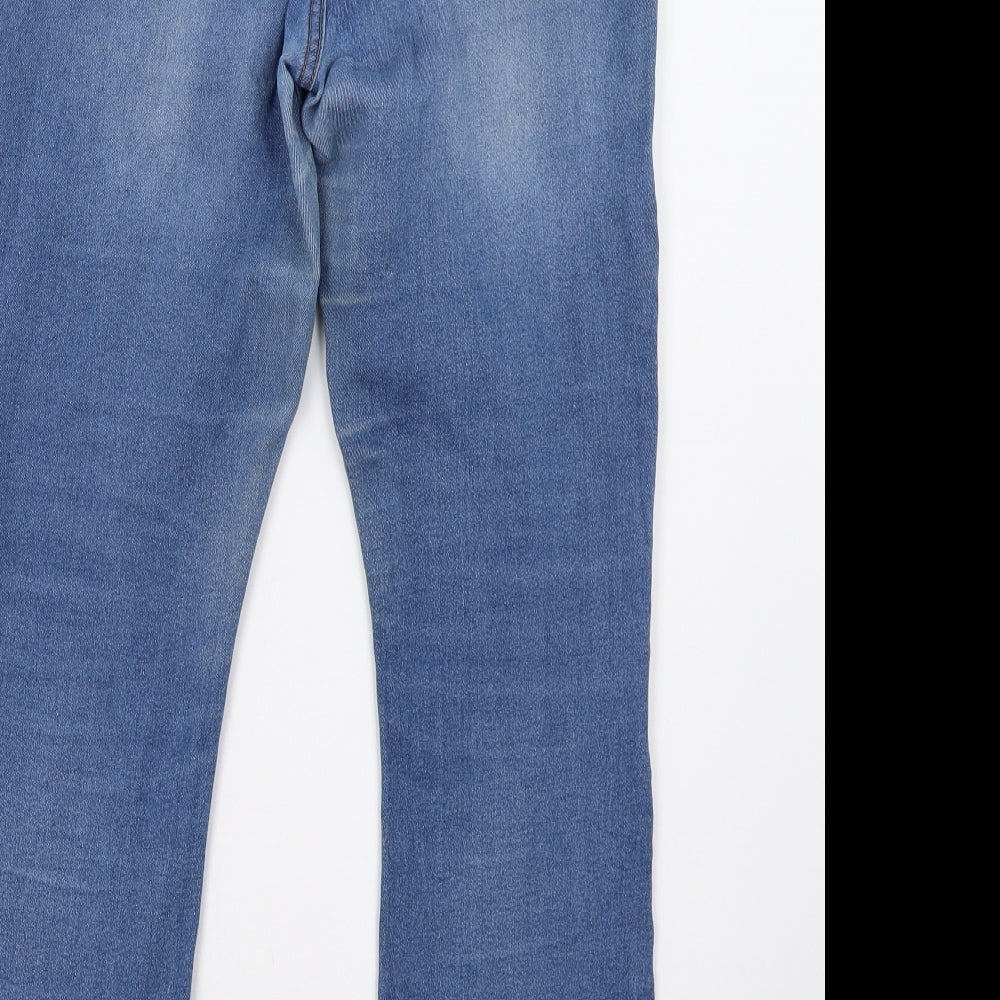Matalan Womens Blue   Straight Jeans Size 14 L32 in
