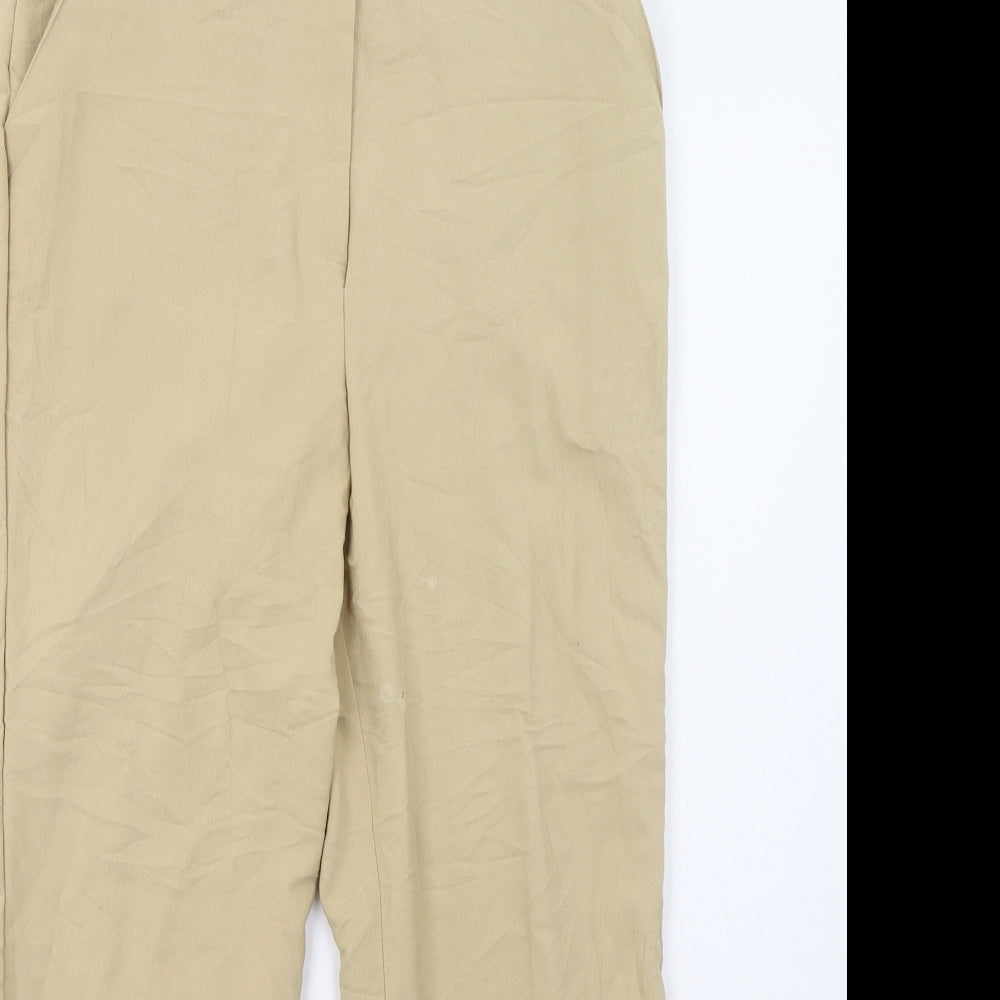 Preworn Womens Beige   Trousers  Size 8 L26 in
