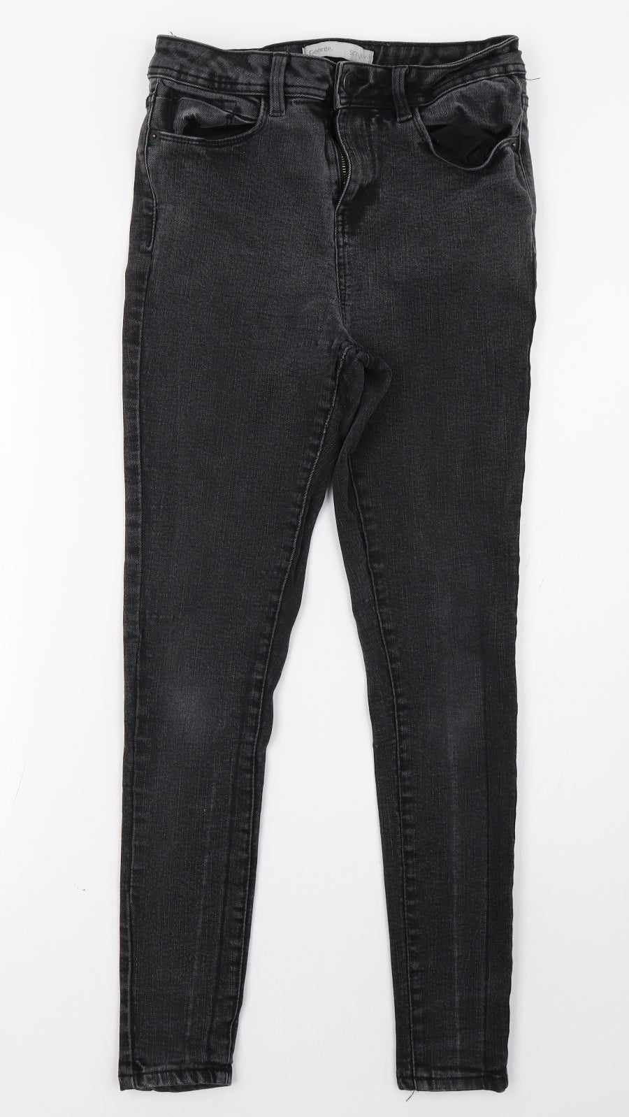 George Womens Black   Skinny Jeans Size 12 L30 in