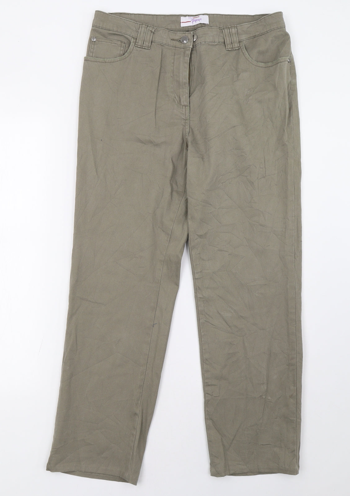 Matalan Womens Green   Trousers  Size 14 L30 in