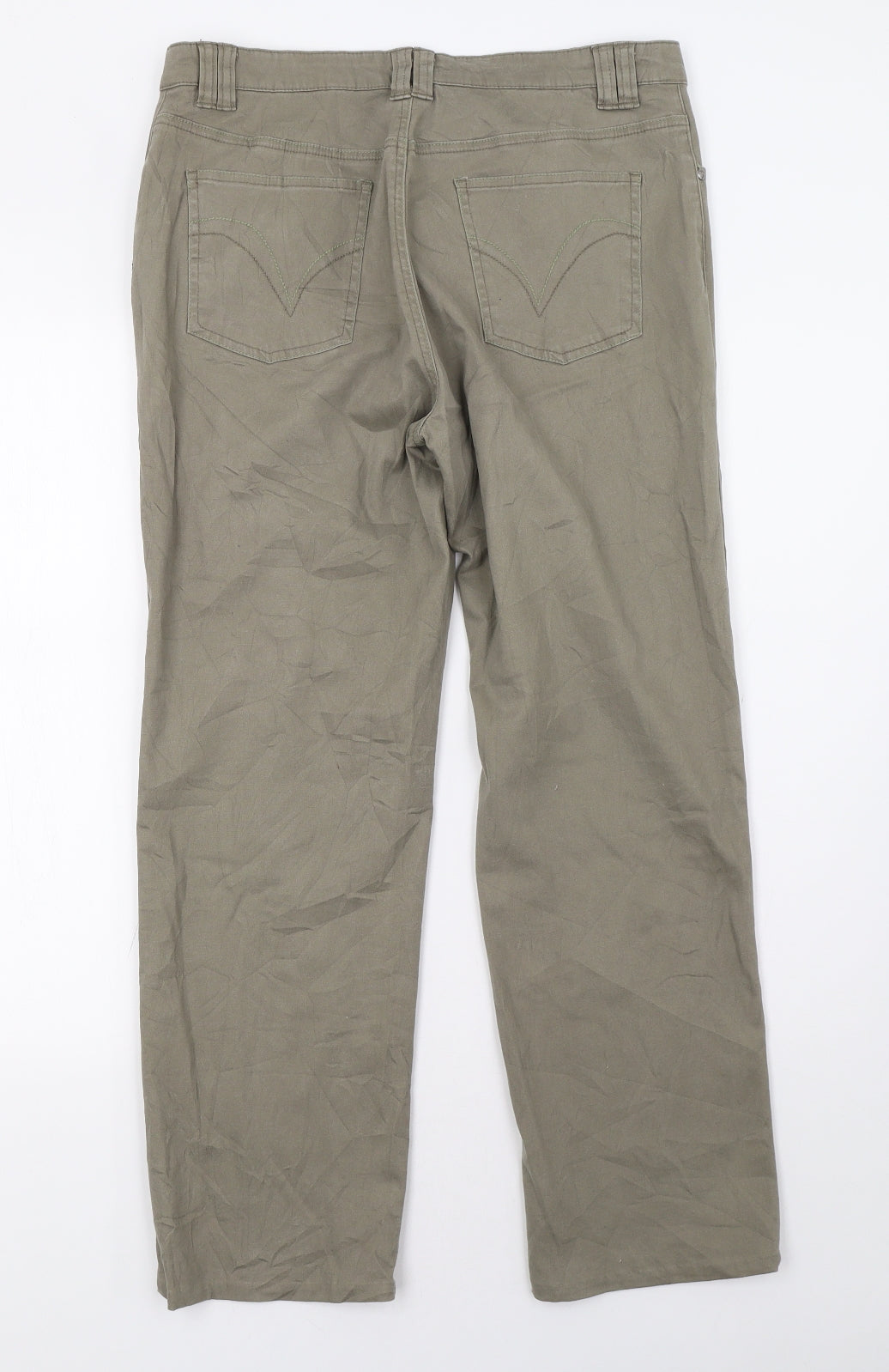 Matalan Womens Green   Trousers  Size 14 L30 in