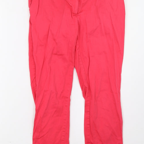 H&M Womens Pink   Trousers  Size 8 L26 in