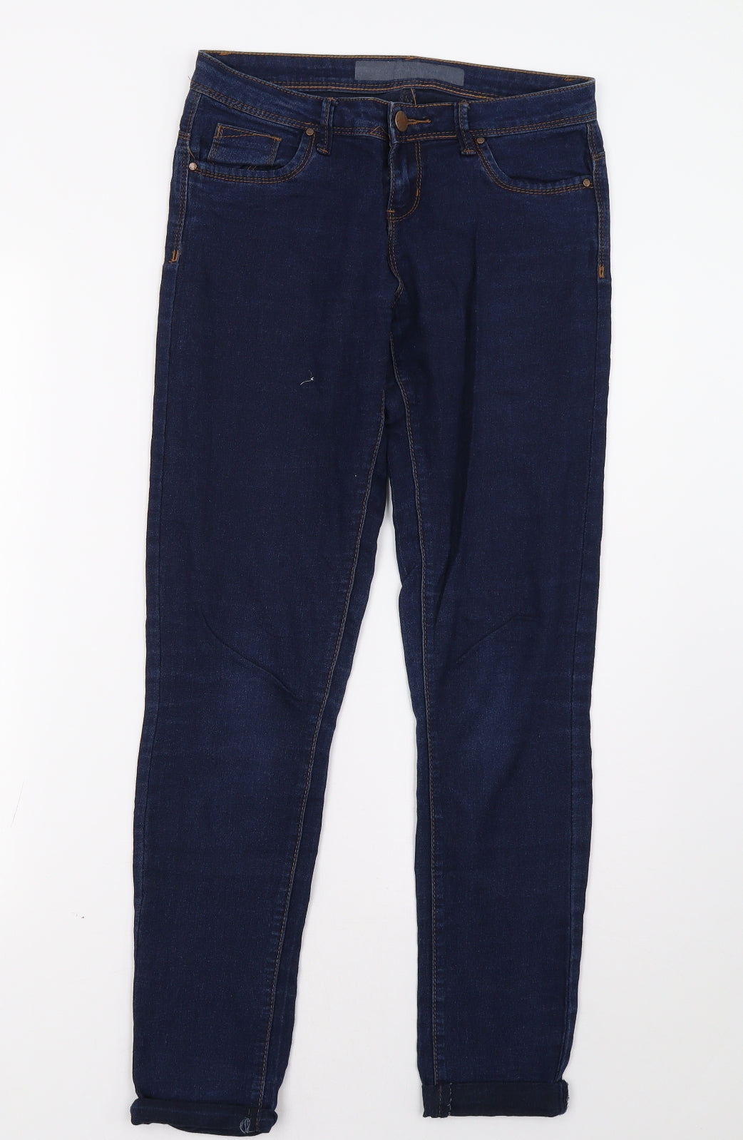 Primark Womens Blue   Straight Jeans Size 10 L30 in